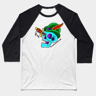 Skull Dagger Baseball T-Shirt